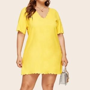 Yellow Mini Dress